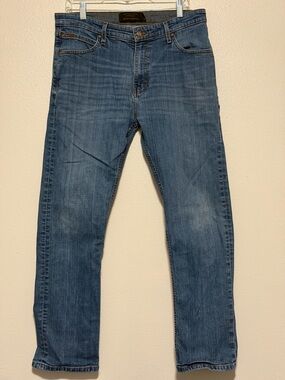 SMITH Men's Straight Leg Blue Denim Jeans 34 x 32